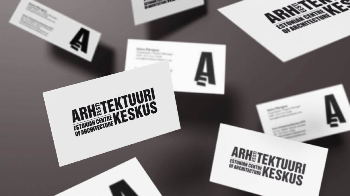 Estonian Center of Architecture visual identity project involved a new look to encapsulate the company's vision and mission.
