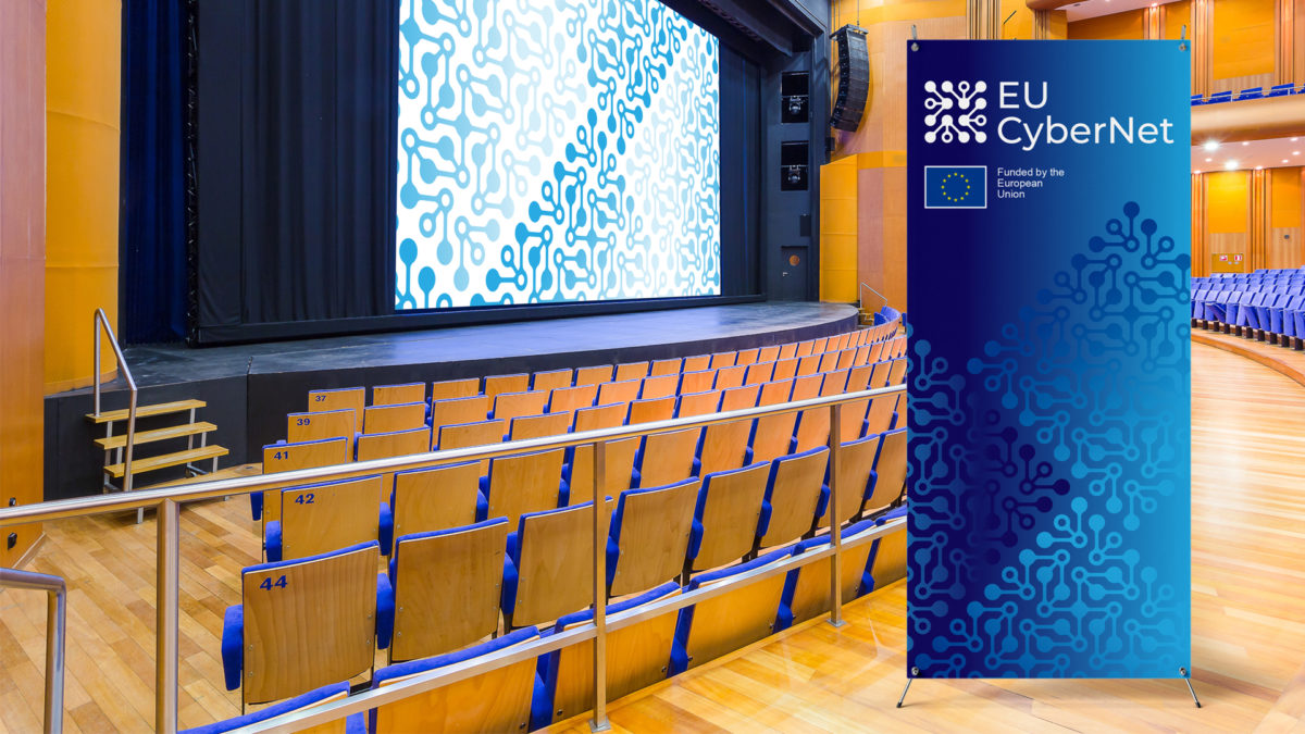 This project involved a new visual identity for EU Cybernet