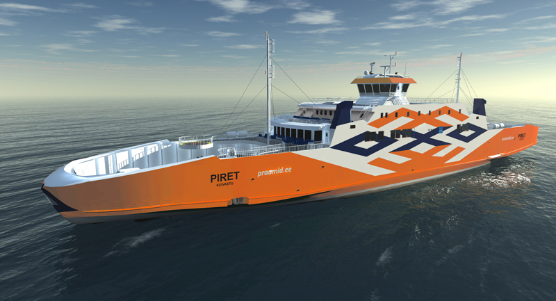 TS Laevad ferry's exterior design project involved a new fresh look for an Estonian ferry company.